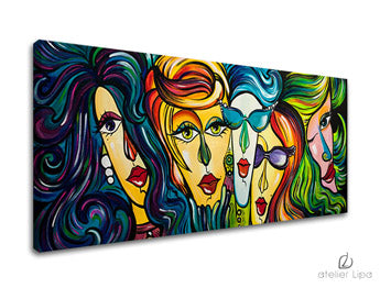 Autorská reprodukcia na plátne ŽENY XOBAM025E1 | rôzne rozmery