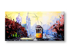 Autorská reprodukcia na plátne MESTO XOBFB018E1 | rôzne rozmery