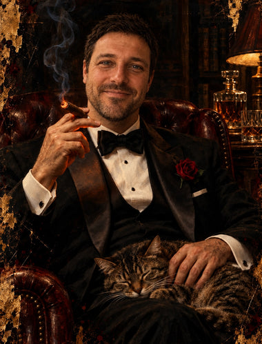Obraz z fotky ako legenda – zákazník ako Don Corleone