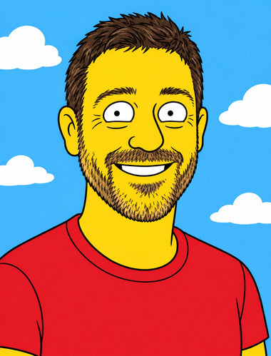 Obraz z fotky ako legenda – zákazník ako Homer Simpson