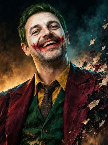 Obraz z fotky ako legenda – zákazník ako Joker