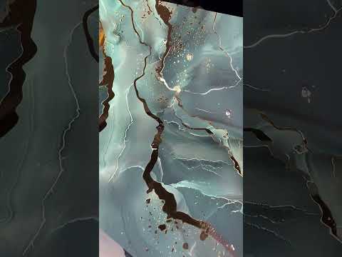 Plagát na stenu s EXTRA efektom - Golden Petals