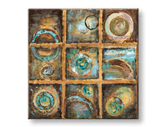 Maľovaný obraz na stenu ABSTRAKT  70x70 cm