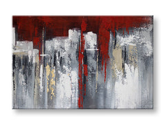 Ručne maľovaný obraz na stenu ABSTRAKT 90x60 cm – 3D perspektíva canvasu na drevenom podrámku, Papilora CFAZH5448E1, Slovensko