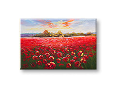 Maľovaný obraz na stenu LÚKA  90x60 cm