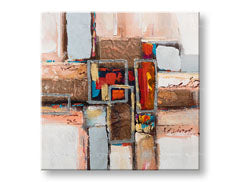 Maľovaný obraz na stenu ABSTRAKT  70x70 cm