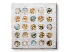 Maľovaný obraz na stenu ABSTRAKT  100x100 cm