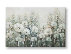 Maľovaný obraz na stenu KVETY 120x80 cm