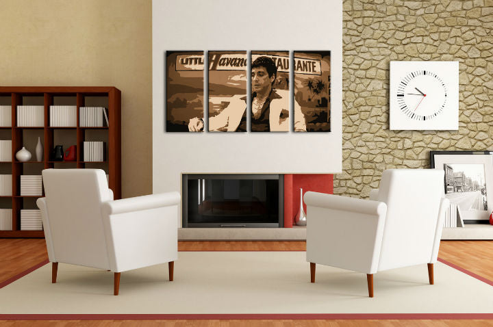 Ručne maľovaný POP Art obraz HAVANA - AL PACINO | rôzne rozmery