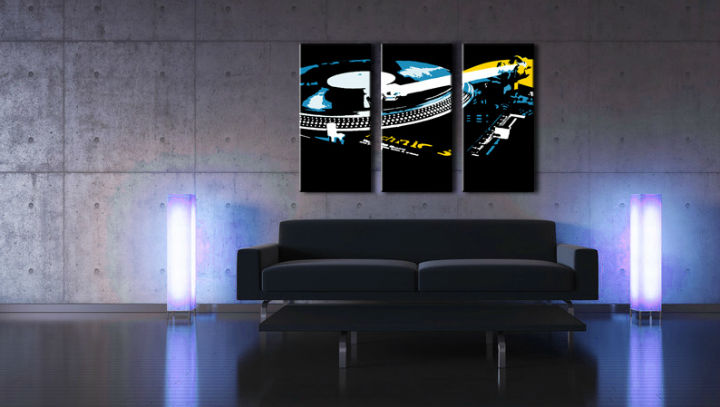 Ručne maľovaný POP Art obraz DJ | rôzne rozmery