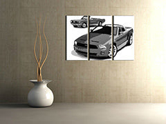 Ručne maľovaný POP Art obraz Ford Mustang | rôzne rozmery