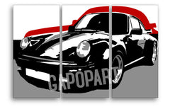 Ručne maľovaný POP Art obraz PORSCHE 911 | rôzne rozmery