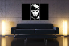 Ručne maľovaný POP Art obraz Audrey HEPBHURN | rôzne rozmery