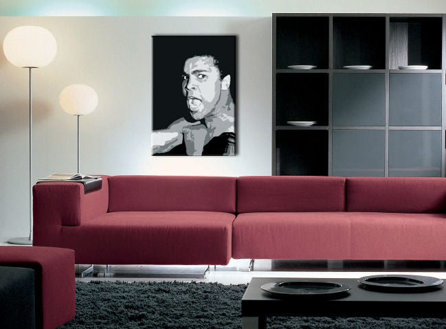 Ručne maľovaný POP Art obraz Muhamad Ali | rôzne rozmery