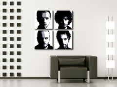 Ručne maľovaný POP Art obraz Coldplay | rôzne rozmery