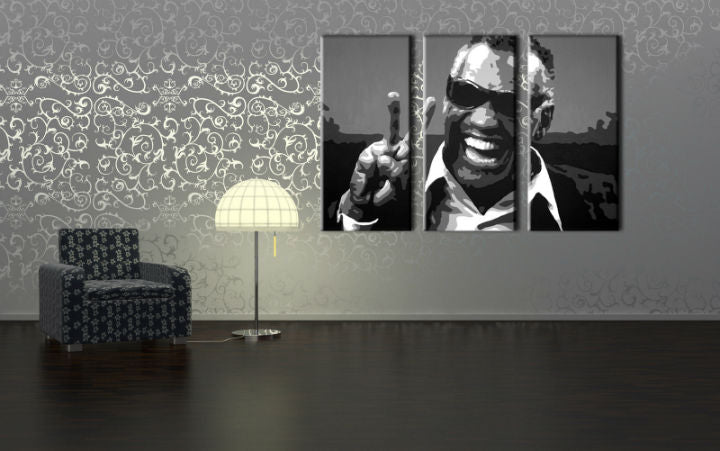 Ručne maľovaný POP Art obraz Ray Charles | rôzne rozmery