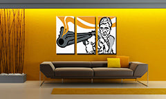 Ručne maľovaný POP Art obraz AL PACINO | rôzne rozmery