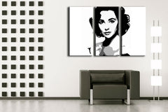 Ručne maľovaný POP Art obraz Elizabhet Taylor | rôzne rozmery