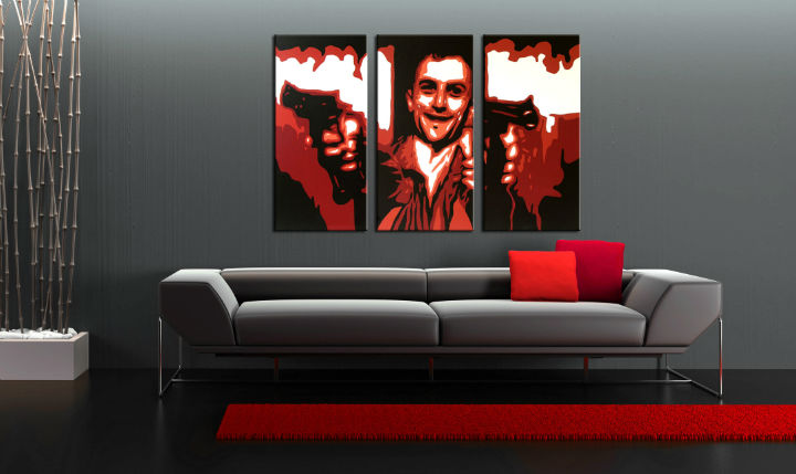 Ručne maľovaný POP Art obraz Taxi Driver | rôzne rozmery