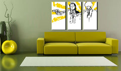 Ručne maľovaný POP Art obraz Pulp Fiction | rôzne rozmery