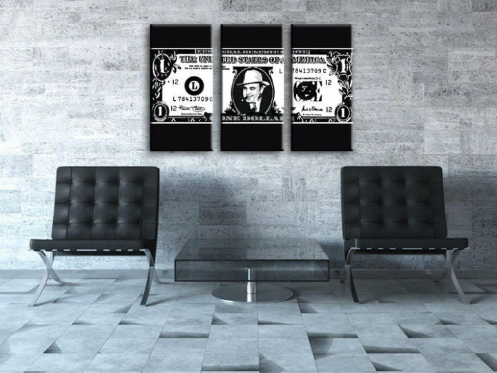 Ručne maľovaný POP Art obraz AL CAPONE | rôzne rozmery