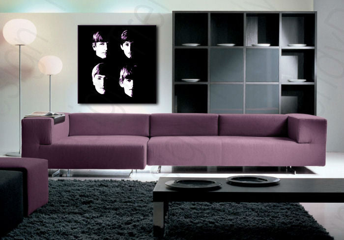 Ručne maľovaný POP Art obraz Beatles | rôzne rozmery