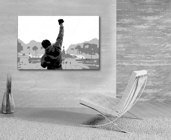 Ručne maľovaný POP Art obraz ROCKY | rôzne rozmery