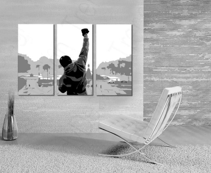 Ručne maľovaný POP Art obraz ROCKY | rôzne rozmery