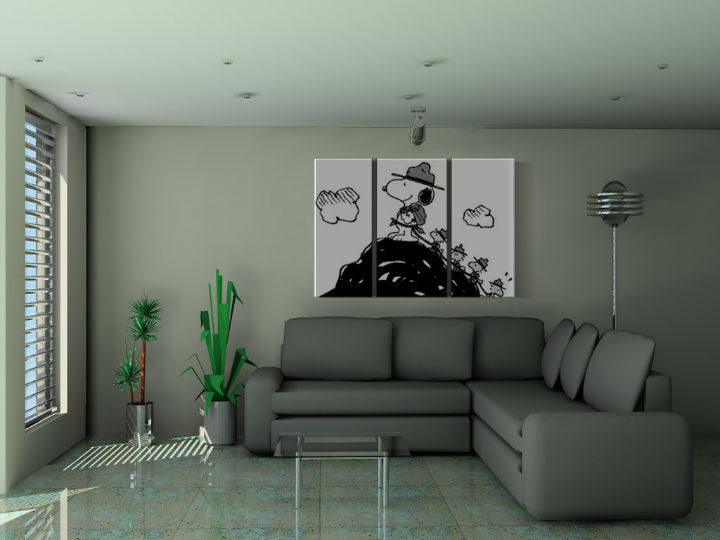Ručne maľovaný POP Art obraz SNOOPY | rôzne rozmery
