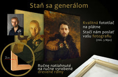 Darčeky pre mužov - Obraz z fotky GENERAL | rôzne rozmery a uniformy