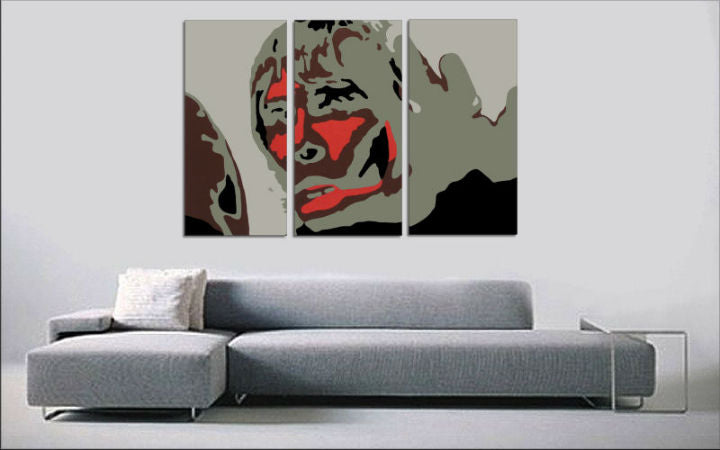 Ručne maľovaný POP Art obraz BROWN APE | rôzne rozmery