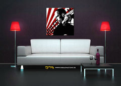 Ručne maľovaný POP Art obraz THE TRANSPORTER – KURIÉR | rôzne rozmery