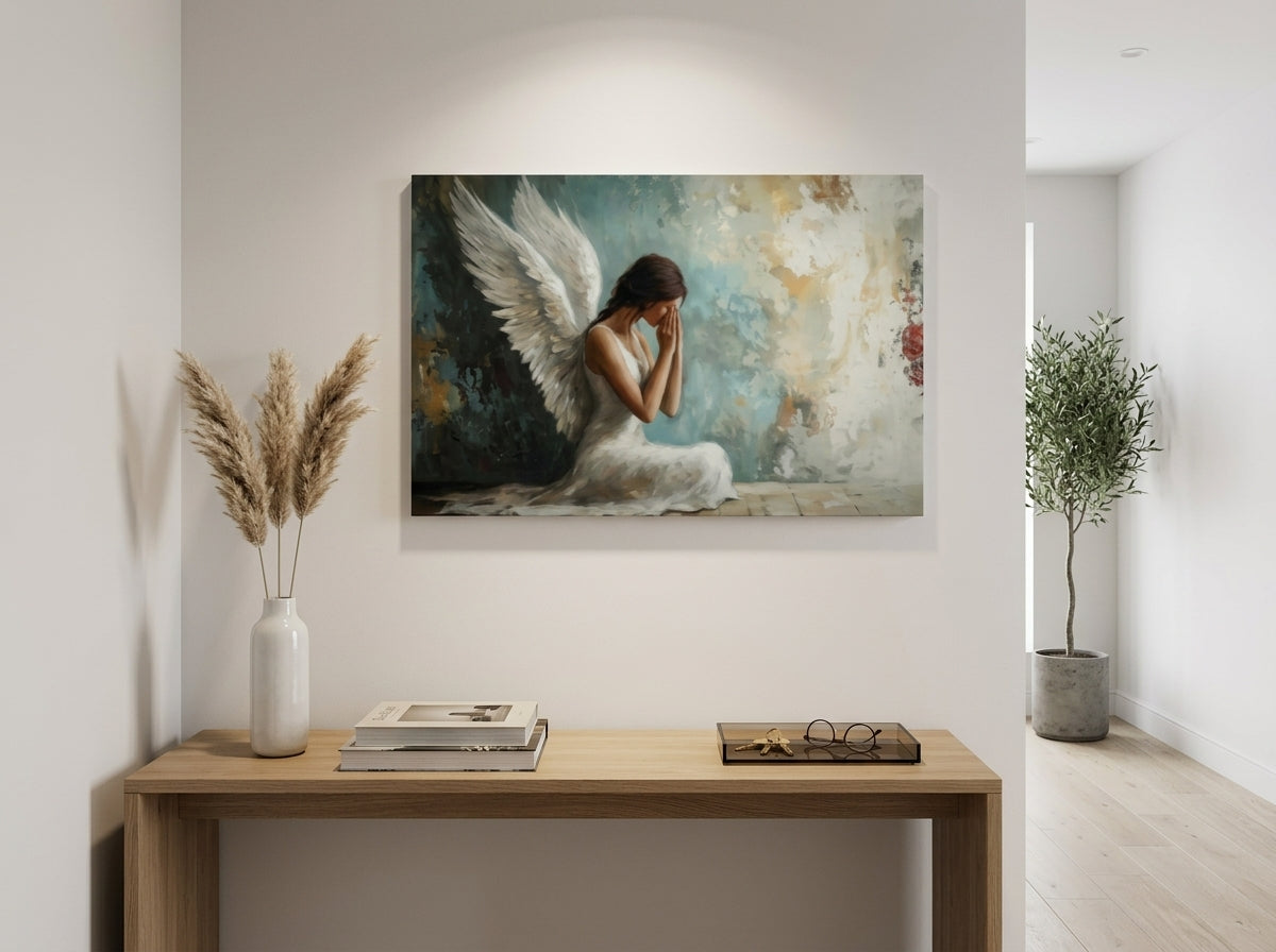 Obrazy anjelov Odpustenie | dokončené rukou umelca — galerijný štýl
