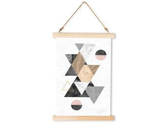 Závesné plátno na stenu Broken Deformation / Dan Johannson | rôzne rozmery a rámy