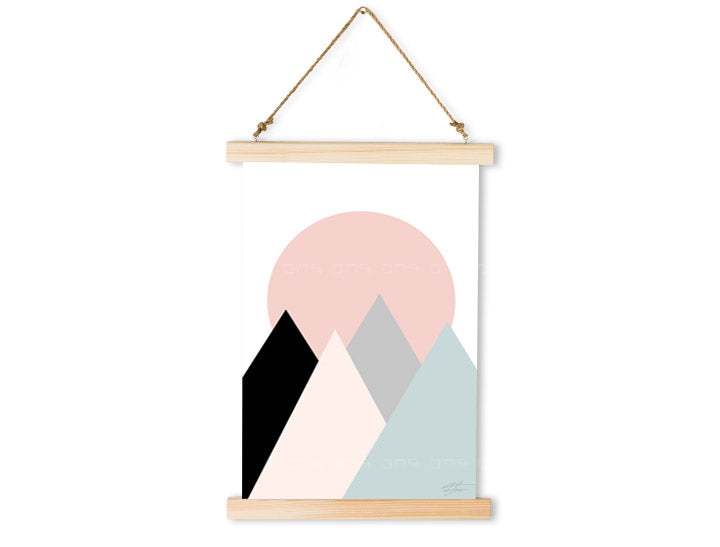 Závesné plátno na stenu Degenerated Scar in the Distance / Dan Johannson | rôzne rozmery a rámy